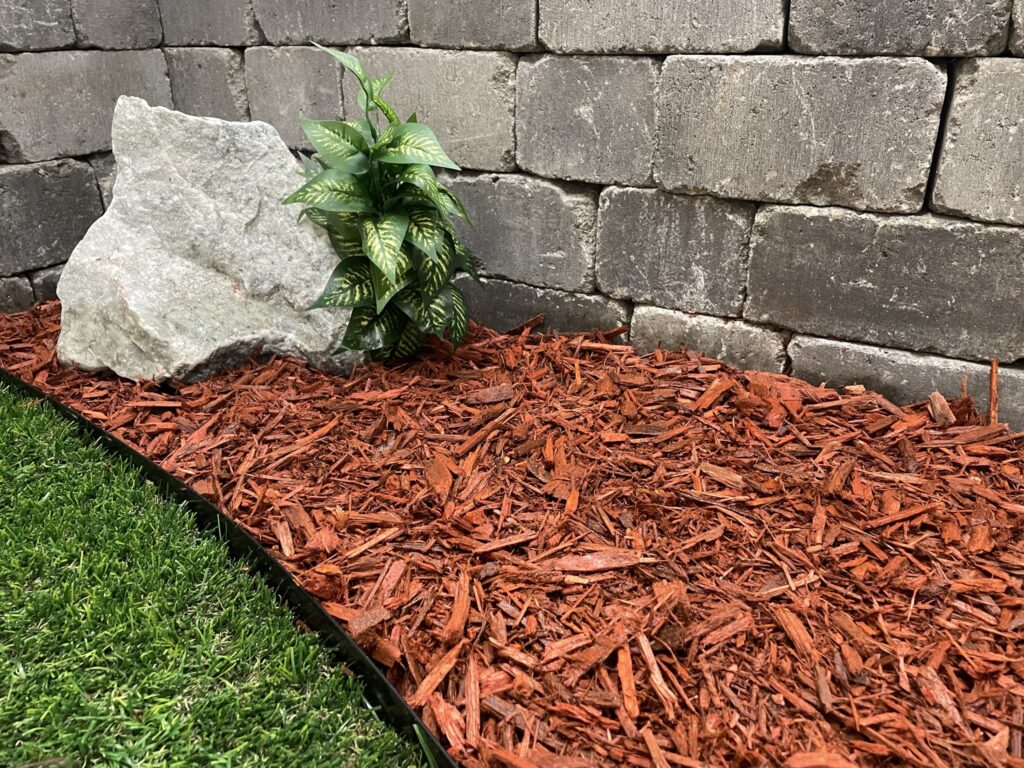 Image of Wood chips mulch for landscaping